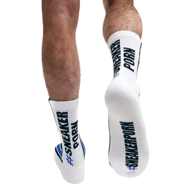 Sk8erboy Chaussettes Sk8erboy SNEAKERPORN Blanc-Bleu